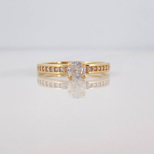 Anillo Solitario Churumbela 2.35g / T6 3/4 Oro Amarillo 18K