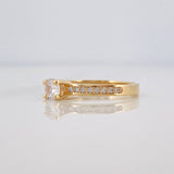 Solitaire Churumbela Ring 2.35g / T6 3/4 Yellow Gold 18K