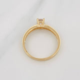 Solitaire Churumbela Ring 2.35g / T6 3/4 Yellow Gold 18K