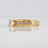 Solitaire Churumbela Ring 3.5g / T6 1/4 Yellow Gold 18K