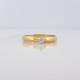 Solitaire Ring 0.75g / T5 3/4 Yellow Gold 18K