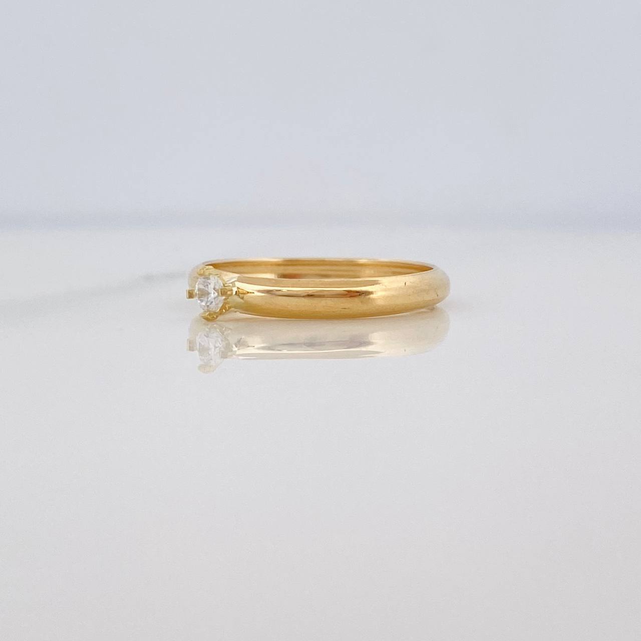 Solitaire Ring 0.75g / T5 3/4 Yellow Gold 18K