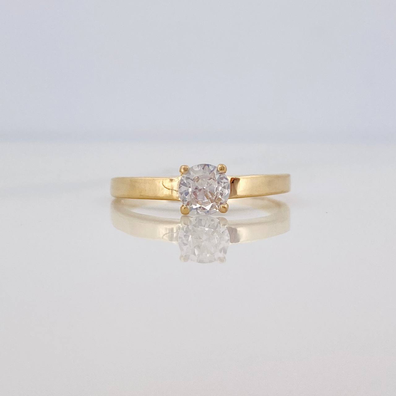 Solitaire Ring 2.35g / T7 Yellow Gold 18K