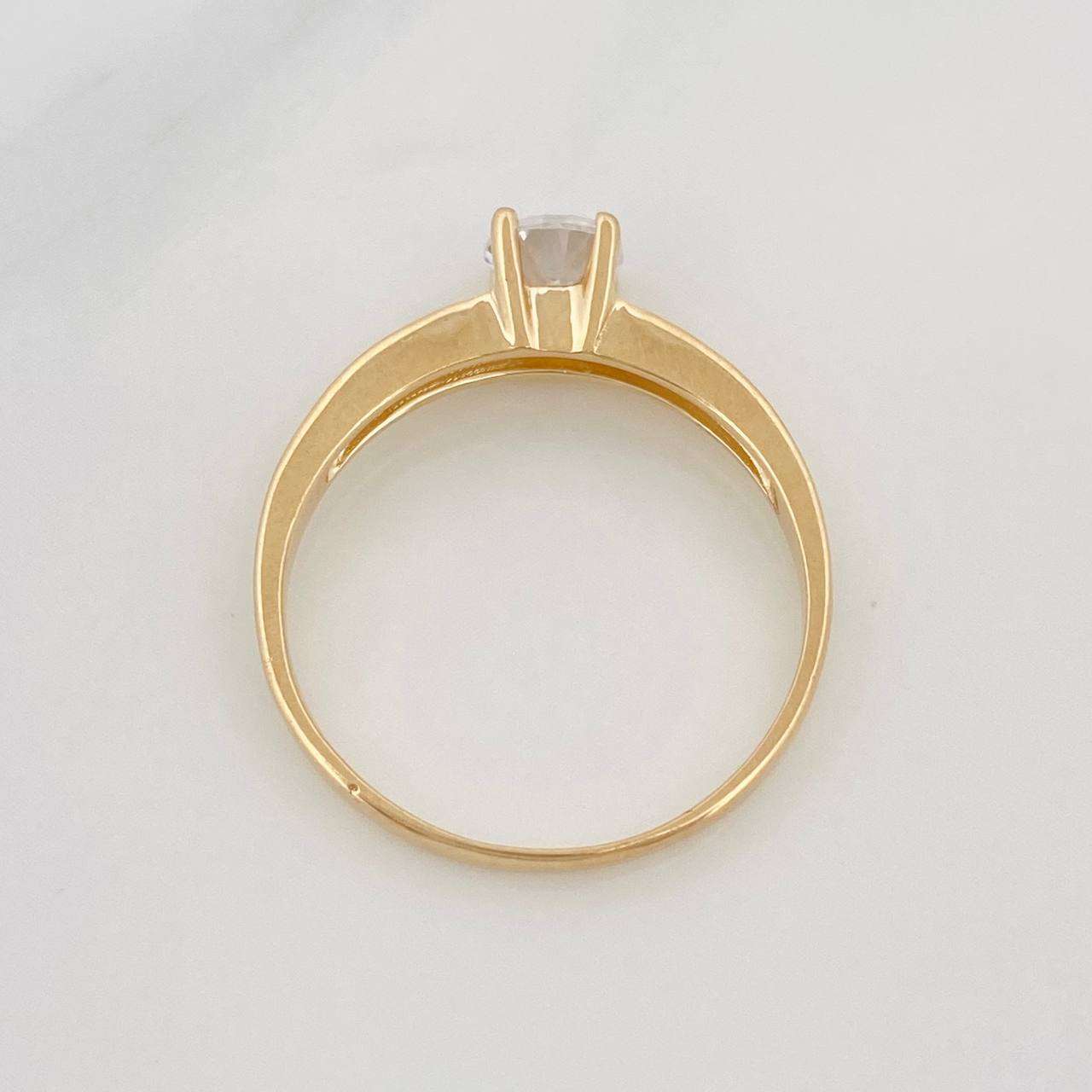 Solitaire Ring 2.35g / T7 Yellow Gold 18K