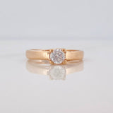 Solitaire Ring 2.1g / T6 1/4 18K Rose Gold