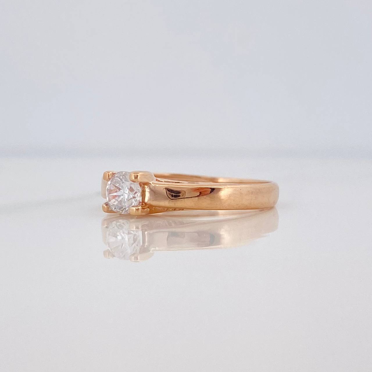 Solitaire Ring 2.1g / T6 1/4 18K Rose Gold