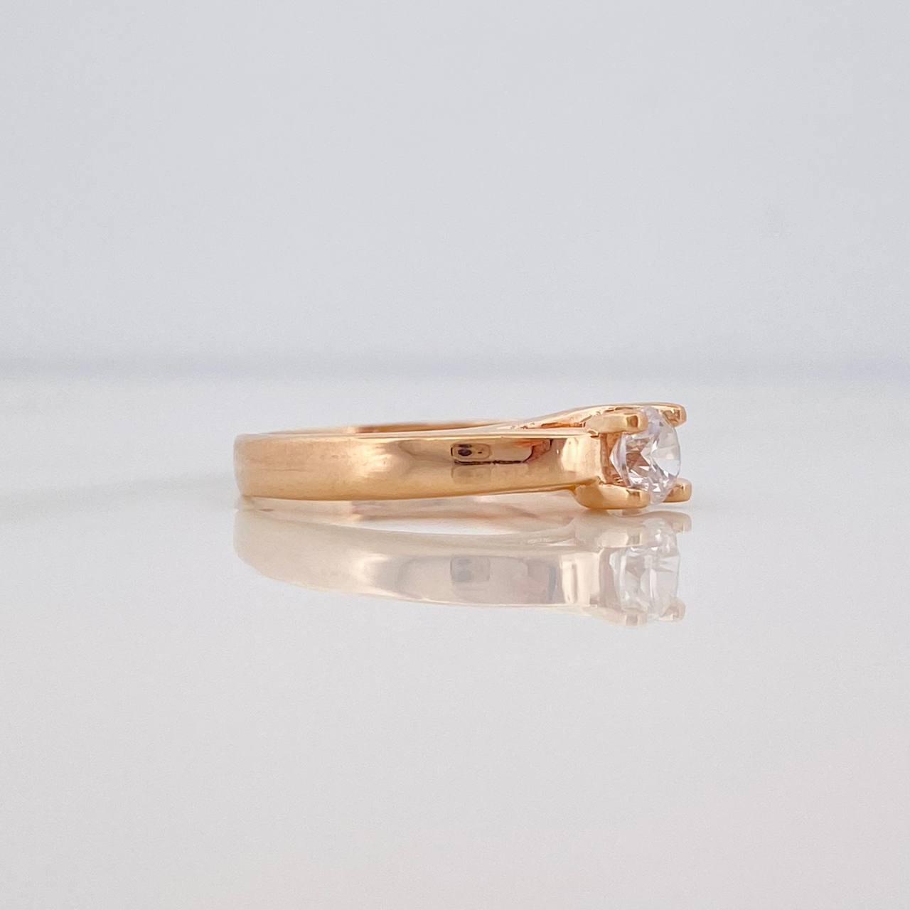 Solitaire Ring 2.1g / T6 1/4 18K Rose Gold