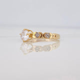 Solitaire Ring 2.5g / T5 3/4 Yellow Gold 18K