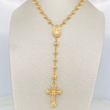 Rosario Virgen Milagrosa 12.2gr / 20 3/4 in / 6mm-5mm Oro Amarillo 18K $