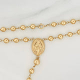 Rosario Virgen Milagrosa 12.2gr / 20 3/4 in / 6mm-5mm Oro Amarillo 18K $