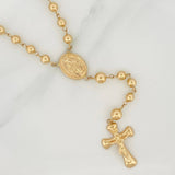 Rosario Virgen Milagrosa 12.2gr / 20 3/4 in / 6mm-5mm Oro Amarillo 18K $