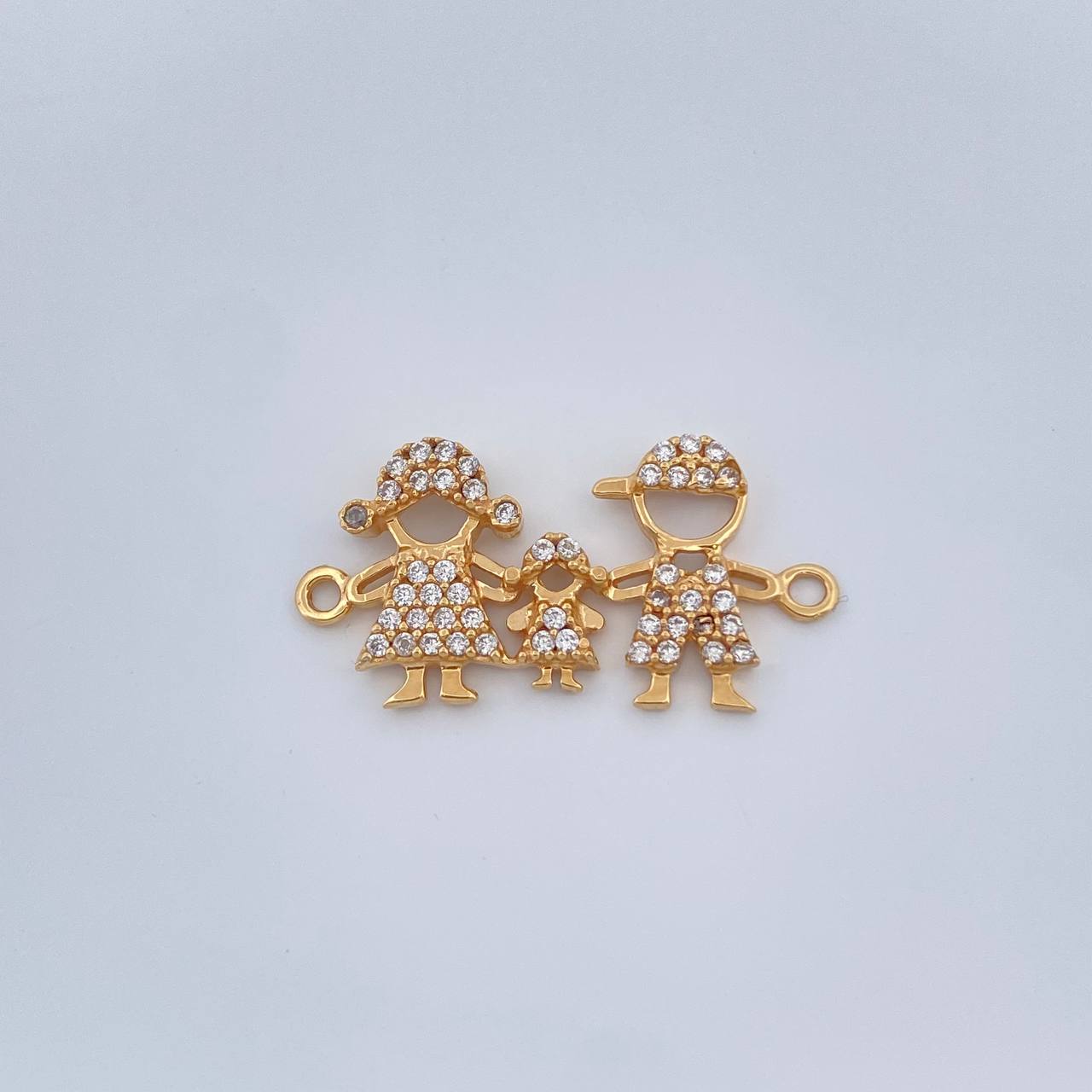 Herraje Familia 1.65gr / 1 in / Oro Amarillo 18K $