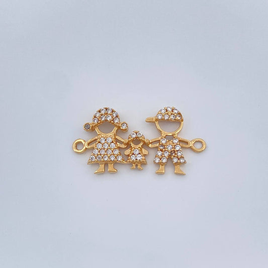 Herraje Familia 1.65gr / 1 in / Oro Amarillo 18K $