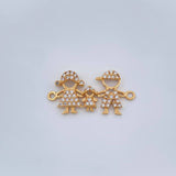 Herraje Familia 1.65gr / 1 in / Oro Amarillo 18K $