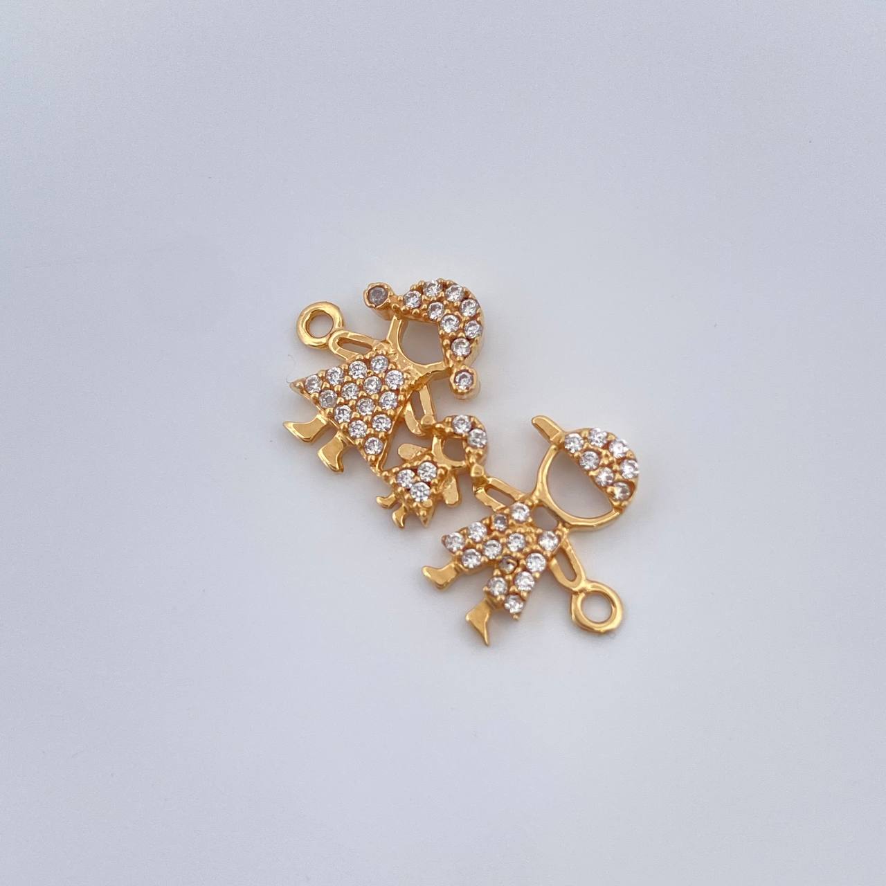 Herraje Familia 1.65gr / 1 in / Oro Amarillo 18K $