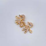 Herraje Familia 1.65gr / 1 in / Oro Amarillo 18K $