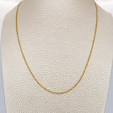Espiga Chain 1.7gr / 17 3/4 in / Yellow Gold +3 18K %