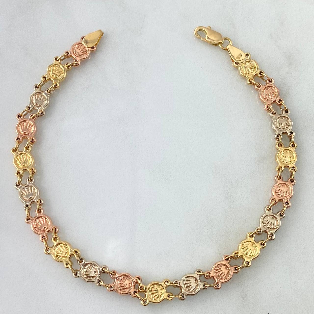Bracelet Corona RX 6.9gr / 19cm / 6.1mm Tres Oros 18K ©