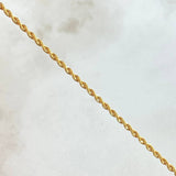 Rope Chain 2.4gr / 19 3/4 in / 2mm Yellow Gold +3 18K ©