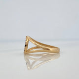 Anillo Corona 1.6gr / T4 1/4 / Oro Amarillo 18K &