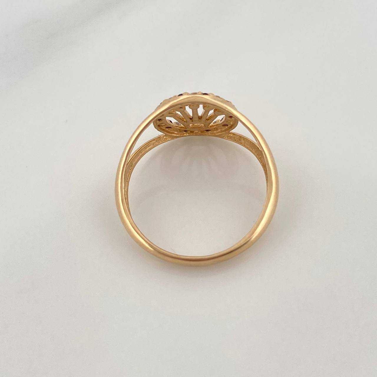 Anillo Corona 1.6gr / T4 1/4 / Oro Amarillo 18K &