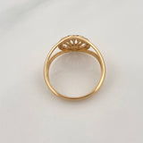 Anillo Corona 1.6gr / T4 1/4 / Oro Amarillo 18K &