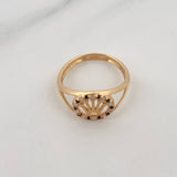 Anillo Corona 1.6gr / T4 1/4 / Oro Amarillo 18K &
