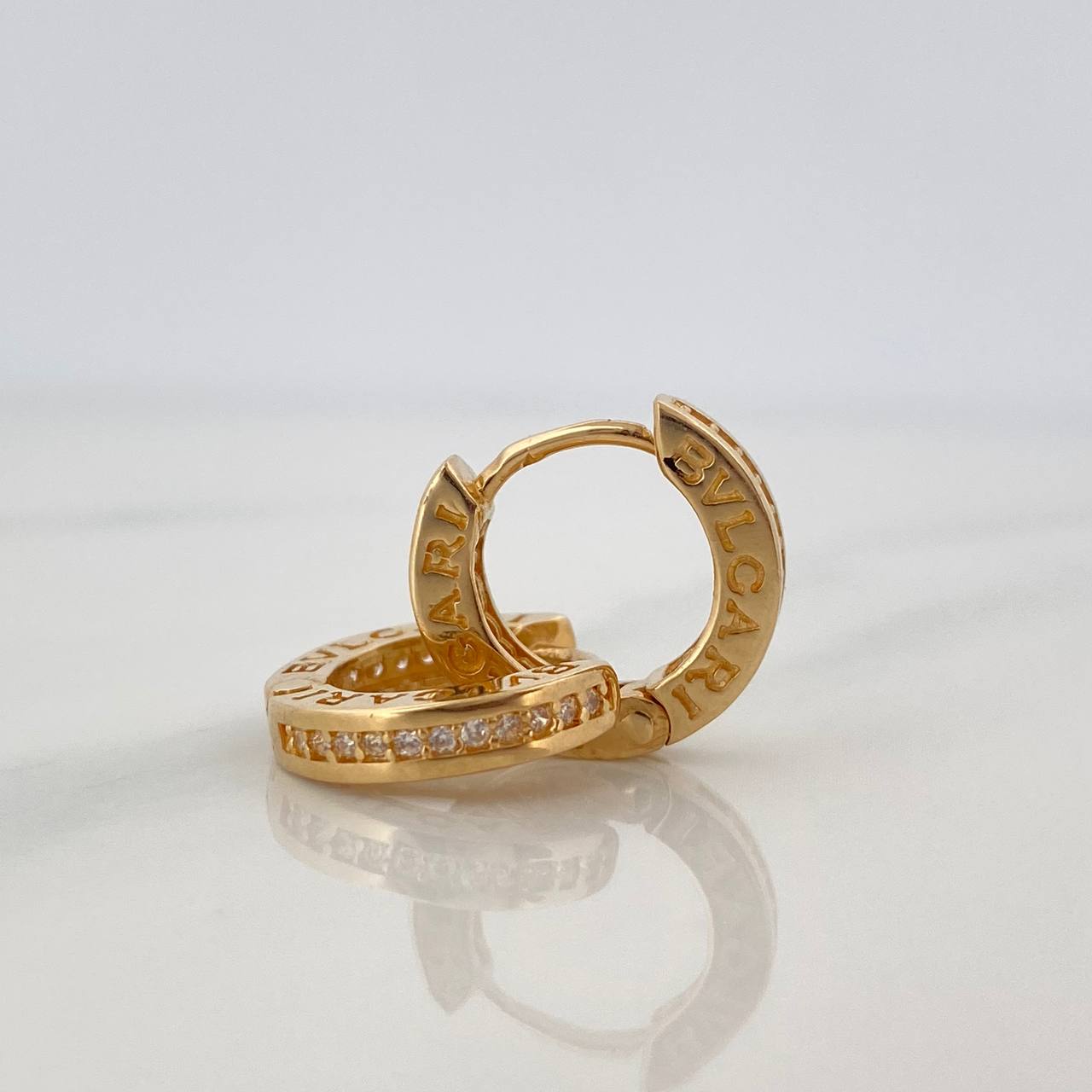 Candongas Bv 3.95gr / 1/2 in / Oro Amarillo 18K &