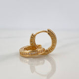 Candongas Bv 3.95gr / 1/2 in / Oro Amarillo 18K &