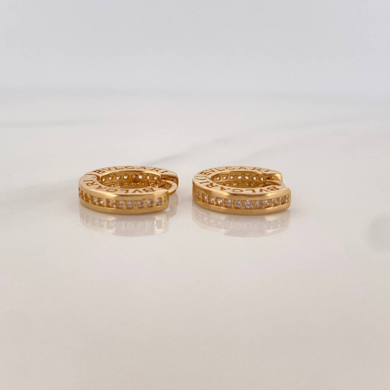 Candongas Bv 3.95gr / 1/2 in / Oro Amarillo 18K &
