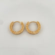 Candongas Bv 3.95gr / 1/2 in / Oro Amarillo 18K &