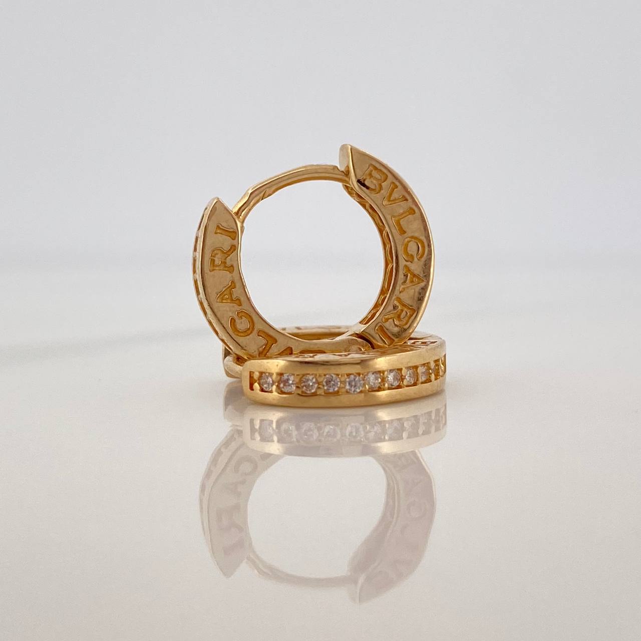 Candongas Bv 3.95gr / 1/2 in / Oro Amarillo 18K &