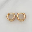 Candongas Daly Basteada 3.55gr / 1/2 in / Oro Amarillo 18K &