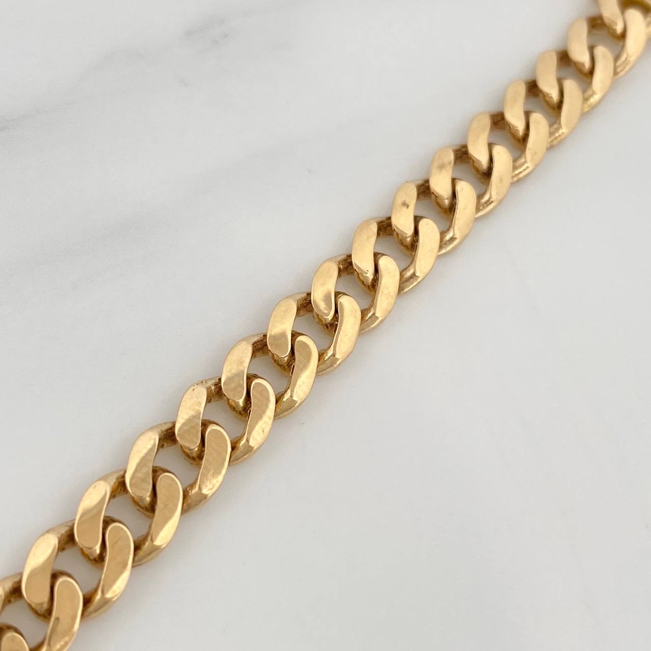Pulso Cubano 10gr / 7 3/4 in / Oro Amarillo Nac.Esp 18K &