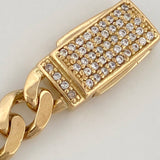Pulso Cubano 10gr / 7 3/4 in / Oro Amarillo Nac.Esp 18K &