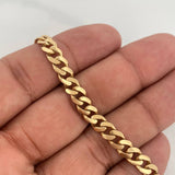 Pulso Cubano 10gr / 7 3/4 in / Oro Amarillo Nac.Esp 18K &