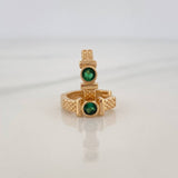 Candongas Pendulo Correa 2.95gr / 1/2 in / Oro Amarillo 18K &
