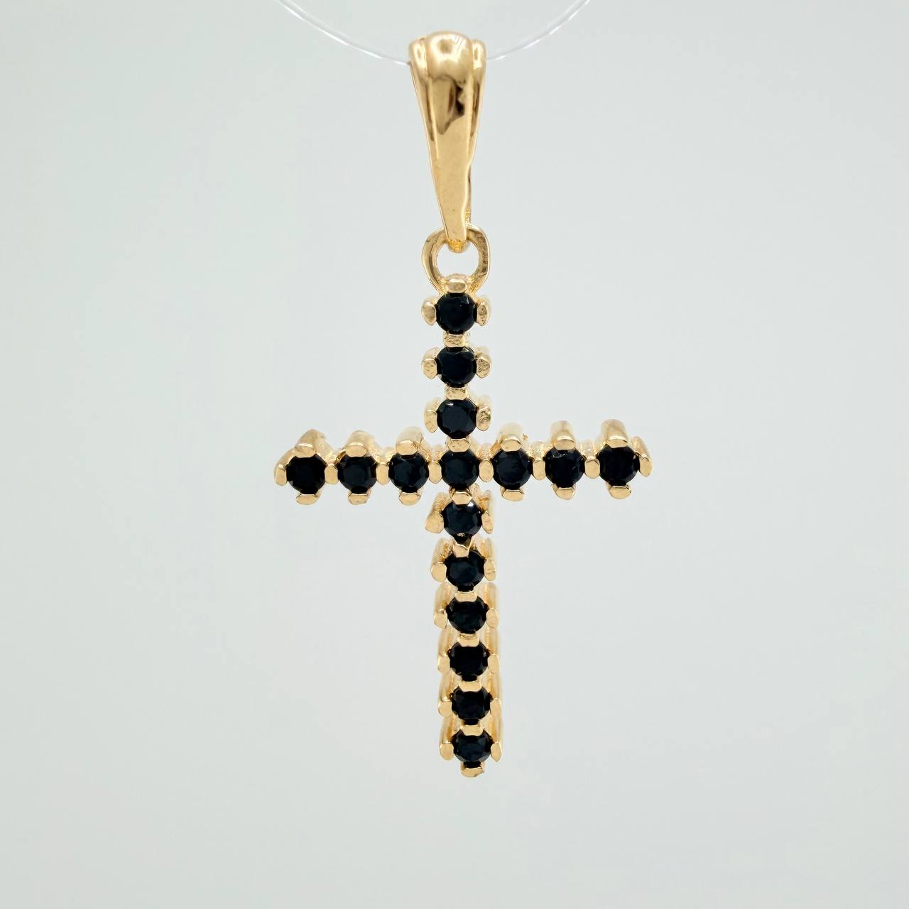 Pendant Cross 1.95gr / 1 1/4 in / Yellow Gold 18K &