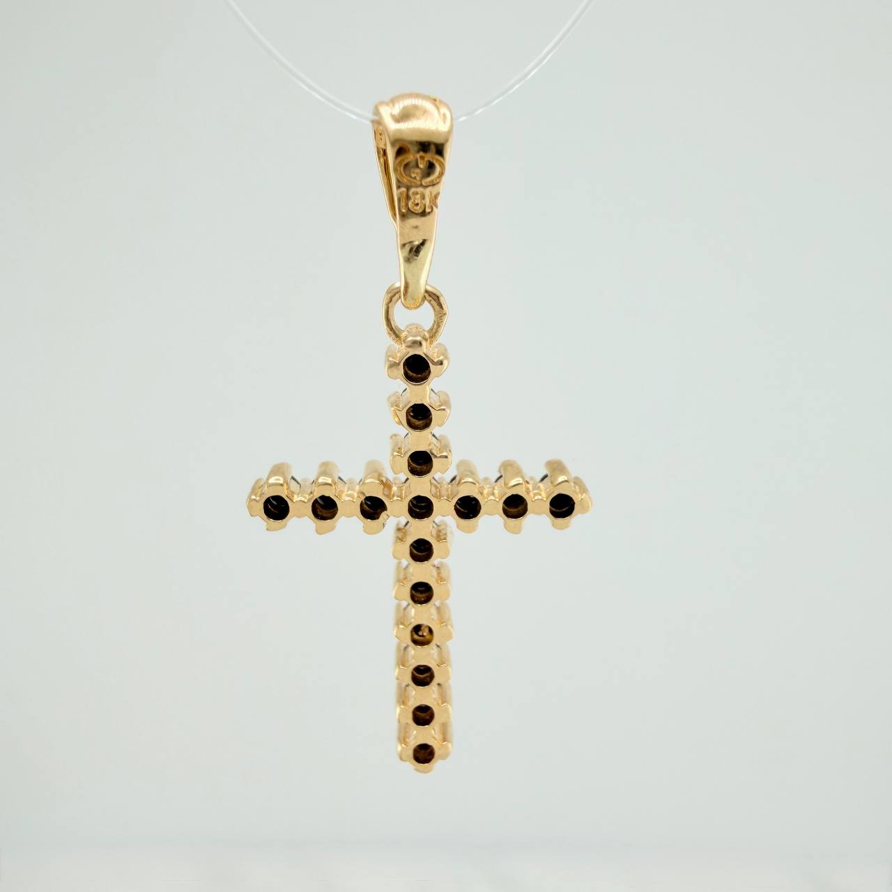 Pendant Cross 1.95gr / 1 1/4 in / Yellow Gold 18K &