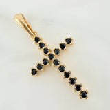 Pendant Cross 1.95gr / 1 1/4 in / Yellow Gold 18K &