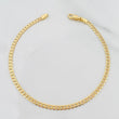 Bracelet Cubana 3.85g / 8 1/4 in / 2.91mm Yellow Gold 18K