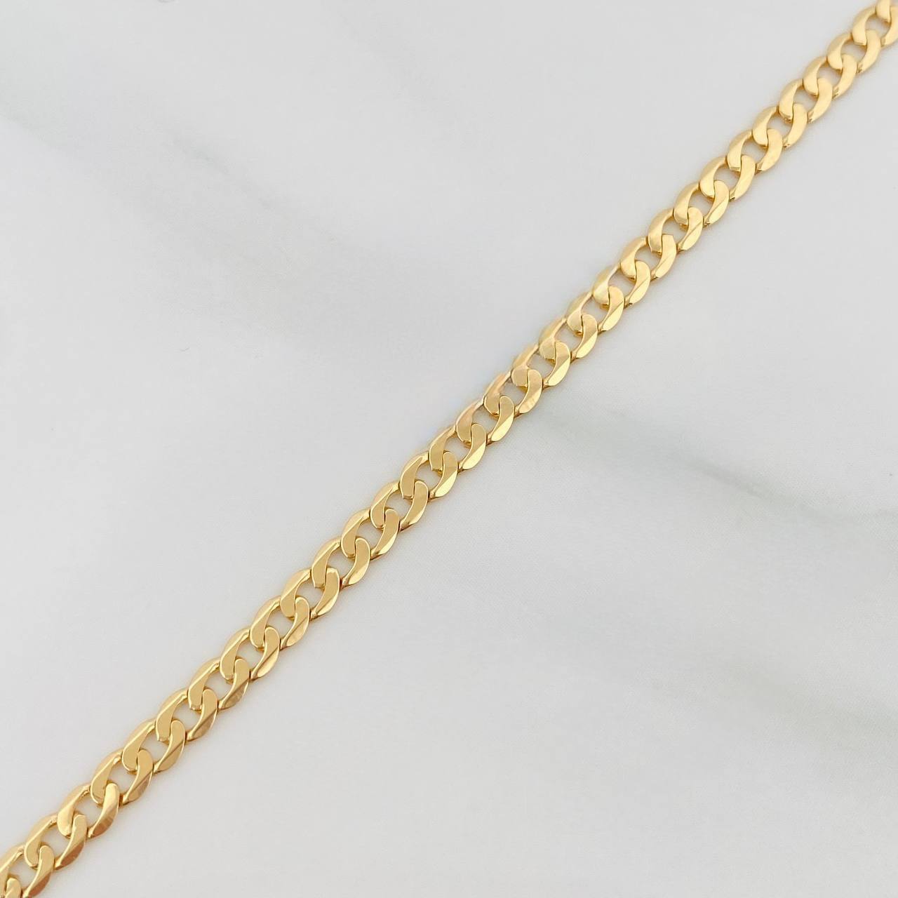 Bracelet Cubana 3.85g / 8 1/4 in / 2.91mm Yellow Gold 18K