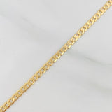 Bracelet Cubana 3.85g / 8 1/4 in / 2.91mm Yellow Gold 18K