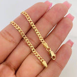 Bracelet Cubana 3.85g / 8 1/4 in / 2.91mm Yellow Gold 18K