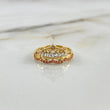 Princess Ring 2.45gr / Size 6 / Two Tone Yellow White 18K Gold ©