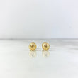 Stud Earrings Soccer Ball 0.65gr / Yellow Gold ©