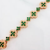 Clover Chain Flowers 37.45 g / 18 1/4 in / 9.74 mm Yellow Gold 18K