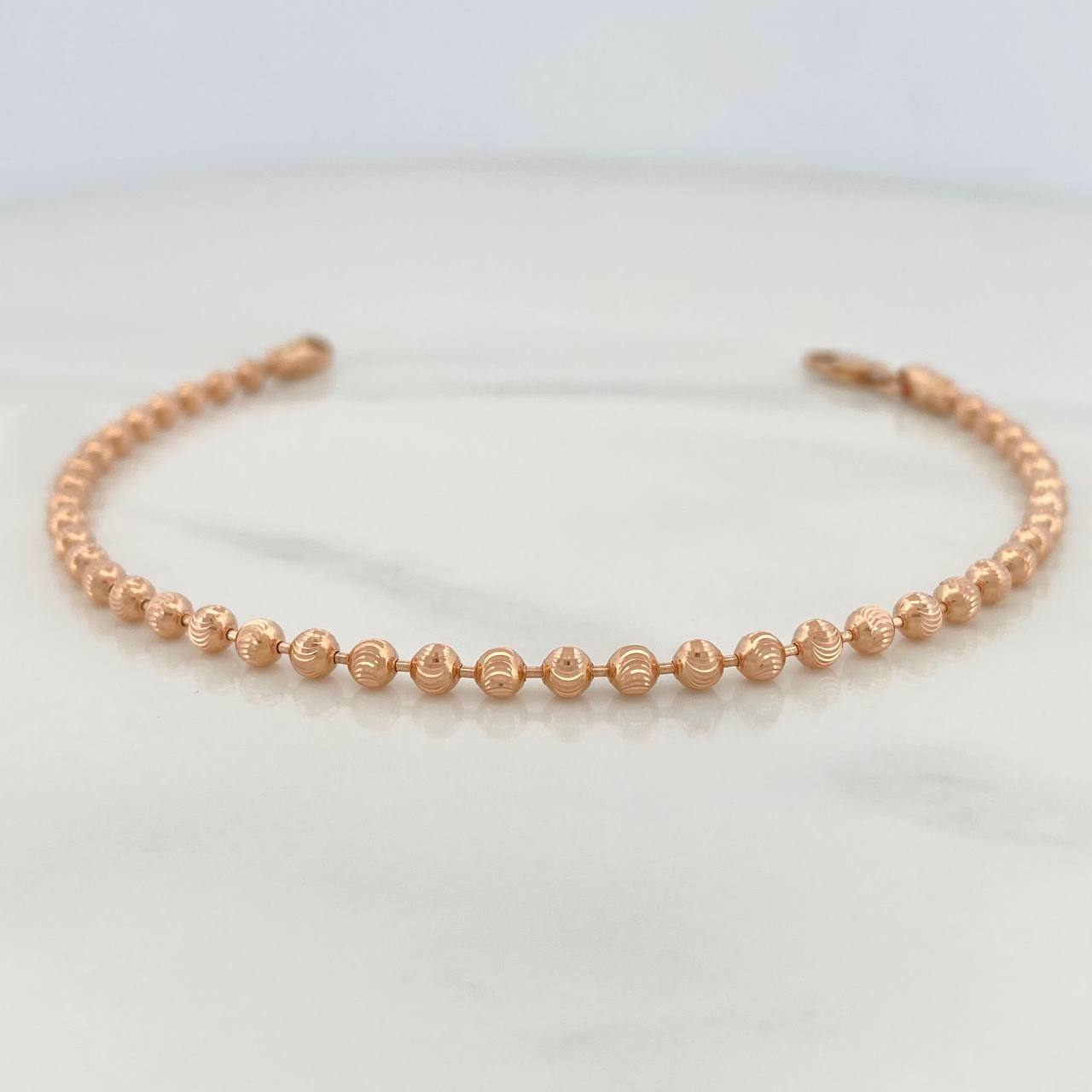 Military Half Moon Bracelet 5.45 g / 7 1/2 in / 3 mm 18K Rose Gold