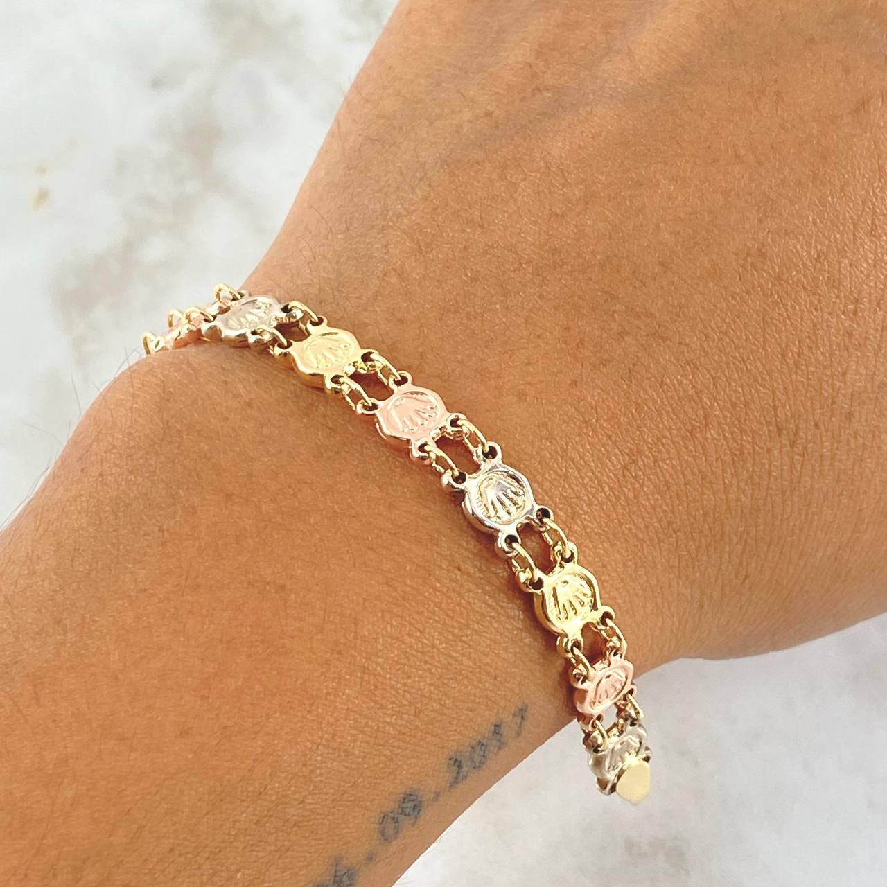 Bracelet Corona RX 6.9gr / 19cm / 6.1mm Tres Oros 18K ©