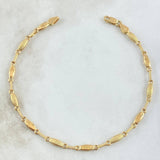 Pulso Rustico Ojiva 3.15gr / 20.5cm / 3.2mm Diamantado Oro Amarillo 18K